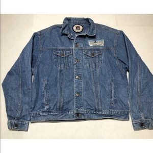Vtg 96 Disney World World Reunion Jean jacket